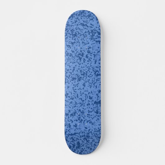 Blauer Punkt Chaos Skateboard (Vorne)