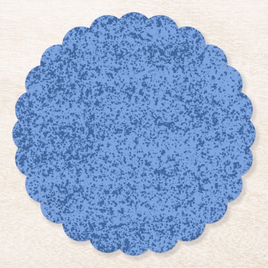 Blauer Punkt Chaos Untersetzer (Vorderseite)