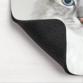 Blauer Punkt Himalaya-Katze Mousepad (Ecke)