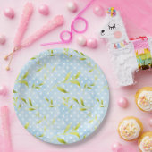 Blauer Punkt Pappteller (Party)