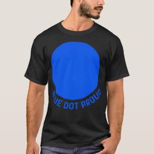 Blauer Punkt Stolz T-Shirt