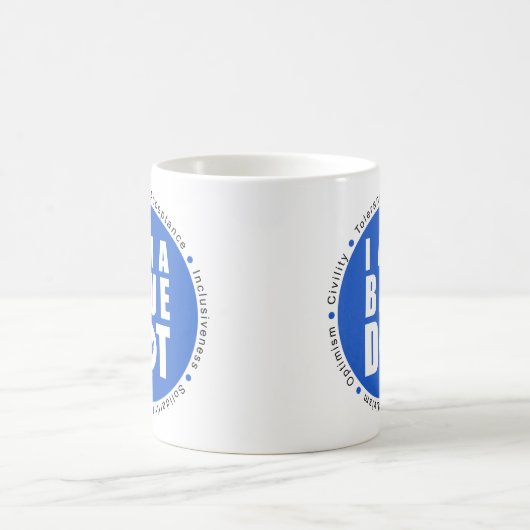 Blauer Punkt USA Kaffeetasse (Mittel)
