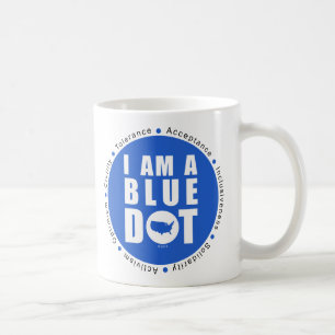 Blauer Punkt USA Kaffeetasse