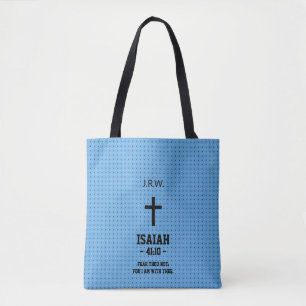 Blauer Punktbogen Kapitel Verse Christlich Tasche