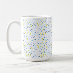 Blauer Punkte Meteor-Schauer Kaffeetasse