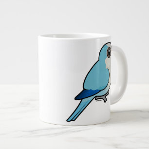 Blauer Quäker Jumbo-Tasse