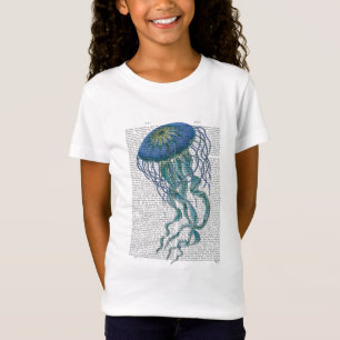 Blauer Quallen T-Shirt