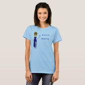 Blauer Queenie Martini T - Shirt (Vorne ganz)