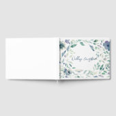 Blauer Rahmen Hochzeit Gästebuch (Voll)