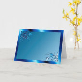 Blauer Rahmen (Landschaft) Karte (Gelbe Blume)