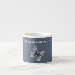 Blauer Rahmfalter Espressotasse