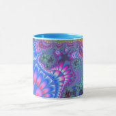 Blauer Rainbow Melt Tasse (Zentrum)