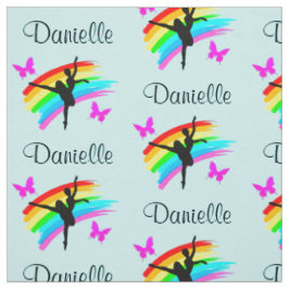 BLAUER RAINBOW PERSONALISIERT DANCER FABRIC STOFF