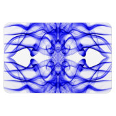 Blauer Rauch auf weiß Magnet (Horizontal)