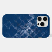 Blauer Rauch iPhone Hülle (Rückseite (Horizontal))