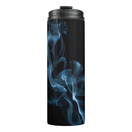 Blauer Rauch Thermosbecher (Vorderseite)