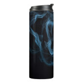 Blauer Rauch Thermosbecher (Nach links gedreht)