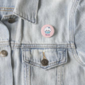 Blauer Raum-Kuchen Button (Beispiel)