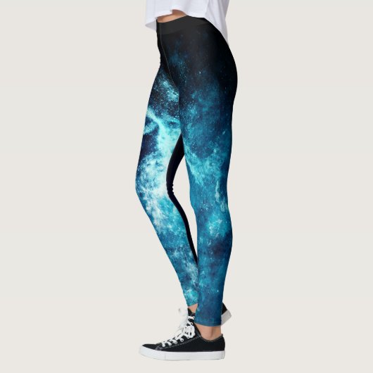 Blauer Raum Leggings (Links)