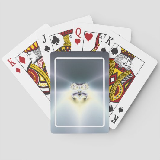 Blauer Raum Spielkarten (Rückseite)