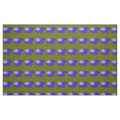 Blauer Raumschiff Stoff (Fat Quarter (45,7 x 55,9 cm))