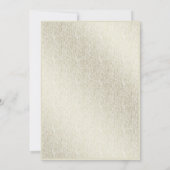 Blauer Regen Brautparty Blue Gold ID303 Einladung (Rückseite)