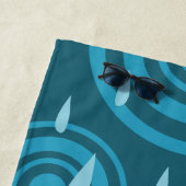 Blauer Regen Strandtuch (Beispiel)