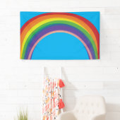 Blauer Regenbogenbanner Banner (Insitu)