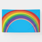 Blauer Regenbogenbanner Banner (Horizontal)