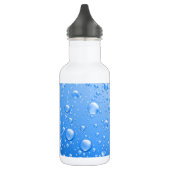 Blauer Regenfall Edelstahlflasche (Links)