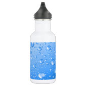Blauer Regenfall Edelstahlflasche (Rechts)