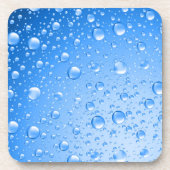 Blauer Regenfall Untersetzer (Vorderseite)