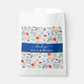 Blauer Regenwald mit blauem Rosa bei Evergreen Wed Geschenktütchen (Vorderseite)