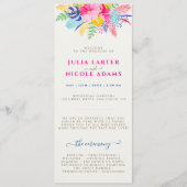 Blauer Regenwald mit blauem Rosa bei Evergreen Wed Programm (Vorderseite)