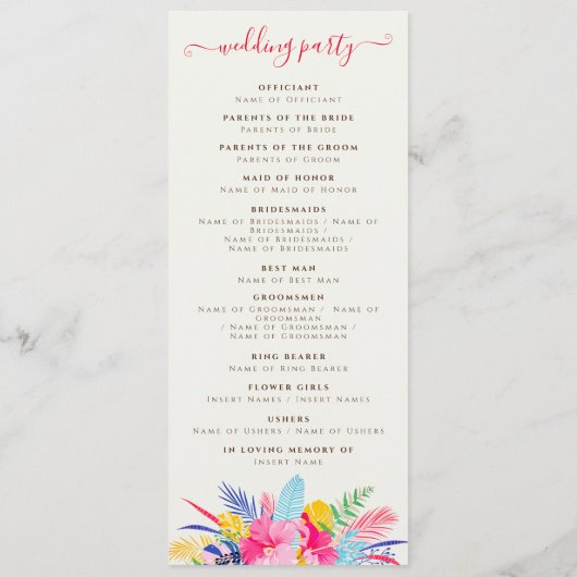 Blauer Regenwald mit blauem Rosa bei Evergreen Wed Programm (Rückseite)