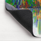 blauer Reiher in meinem mexikanischen Garten Mousepad (Ecke)