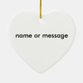 blauer Reiher Keramikornament (Hinten)