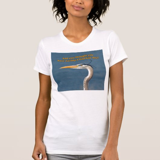 Blauer Reiher-T - Shirt (Vorderseite)