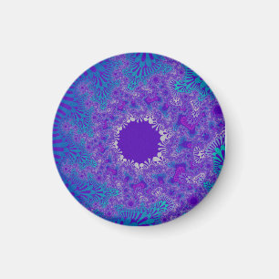 Blauer Reinheit Sonnenbrand Magnet