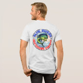 Blauer Reiter Tri-Blend Shirt (Rückseite voll)