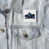 Blauer Rennwagen Button (Beispiel)
