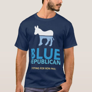 Blauer republikanischer T - Shirt