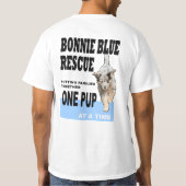 Blauer Rettungs-Transporter Bonnies T-Shirt (Rückseite)