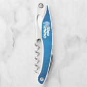 Blauer Rhino Kellnermesser (Vorderseite)