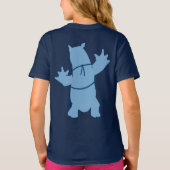 Blauer Rhino "Rhino" T-Shirt (Rückseite)