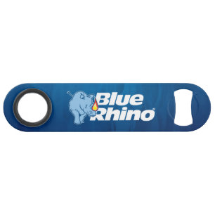Blauer Rhino Speed Flaschenöffner