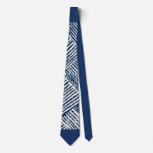 Blauer Rhythmus | Indigo Blau Geometrisches Muster