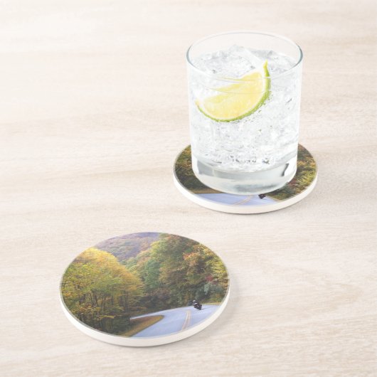 Blauer Ridge-Allee-Sandstein-Untersetzer Untersetzer (Seite)