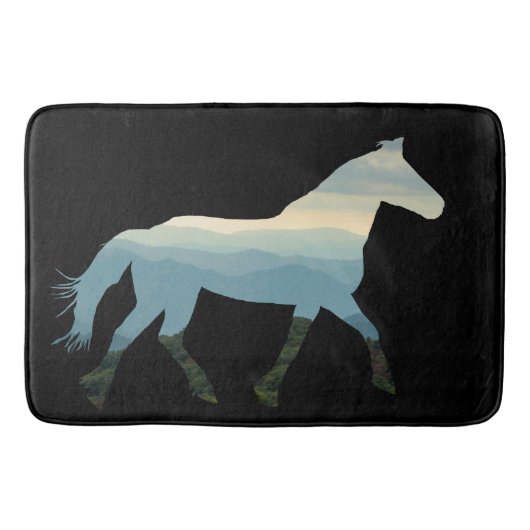 Blauer Ridge Badematte (Vorderseite)