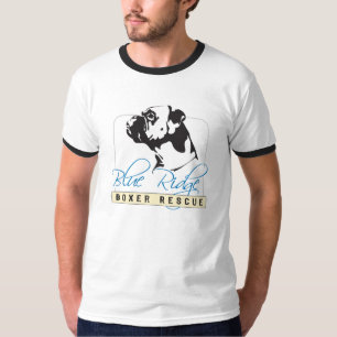 Blauer Ridge-Boxer-Rettungs-T - Shirt